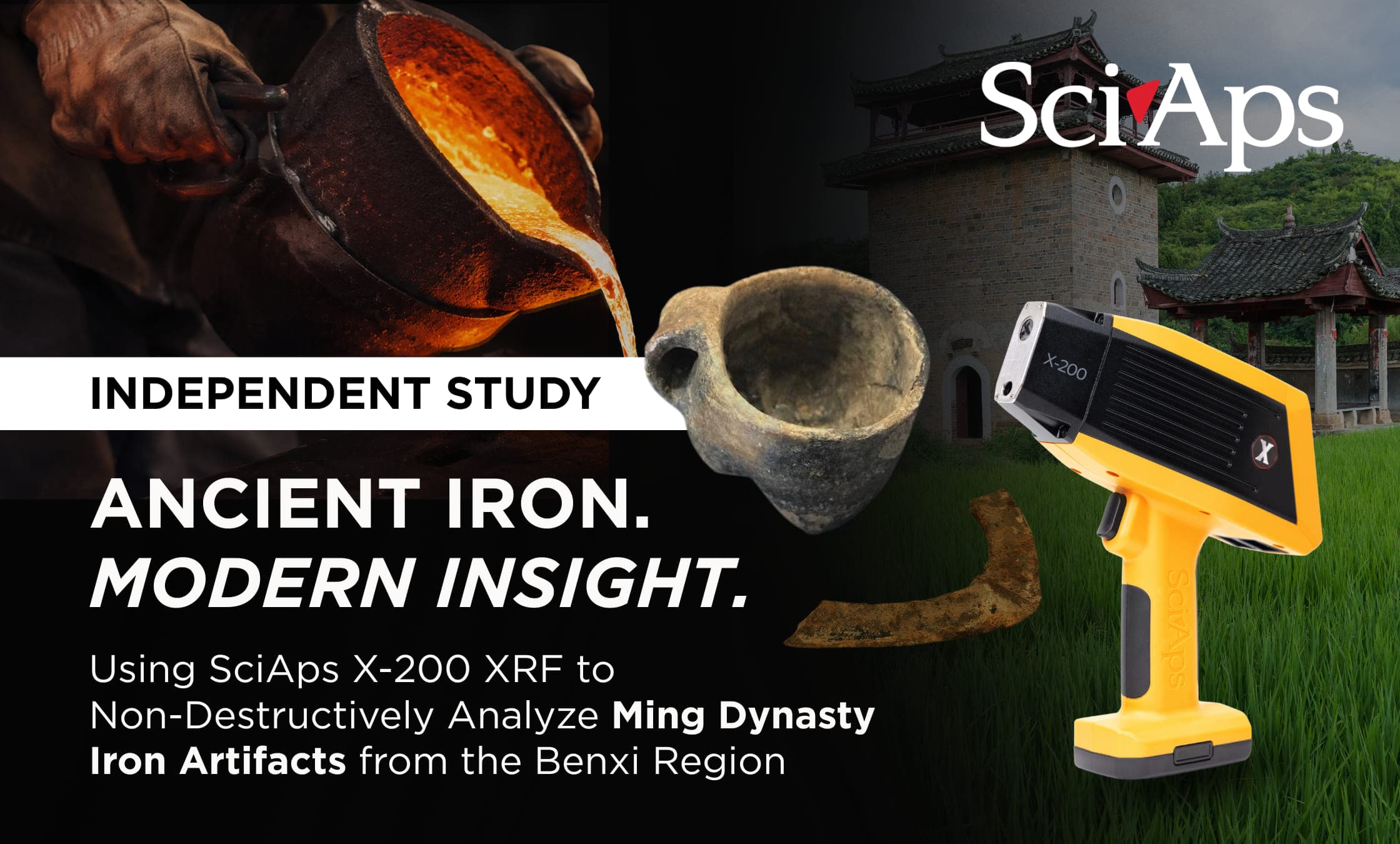 Handheld XRF Analysis Reveals Ancient Ironmaking Technology in China's Benxi Region