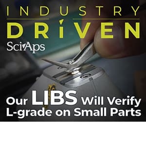 L-grade stainless verification on small parts? No problem