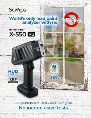 Press Release: SciAps XRF eliminates need for radioactive isotope in lead paint analysis