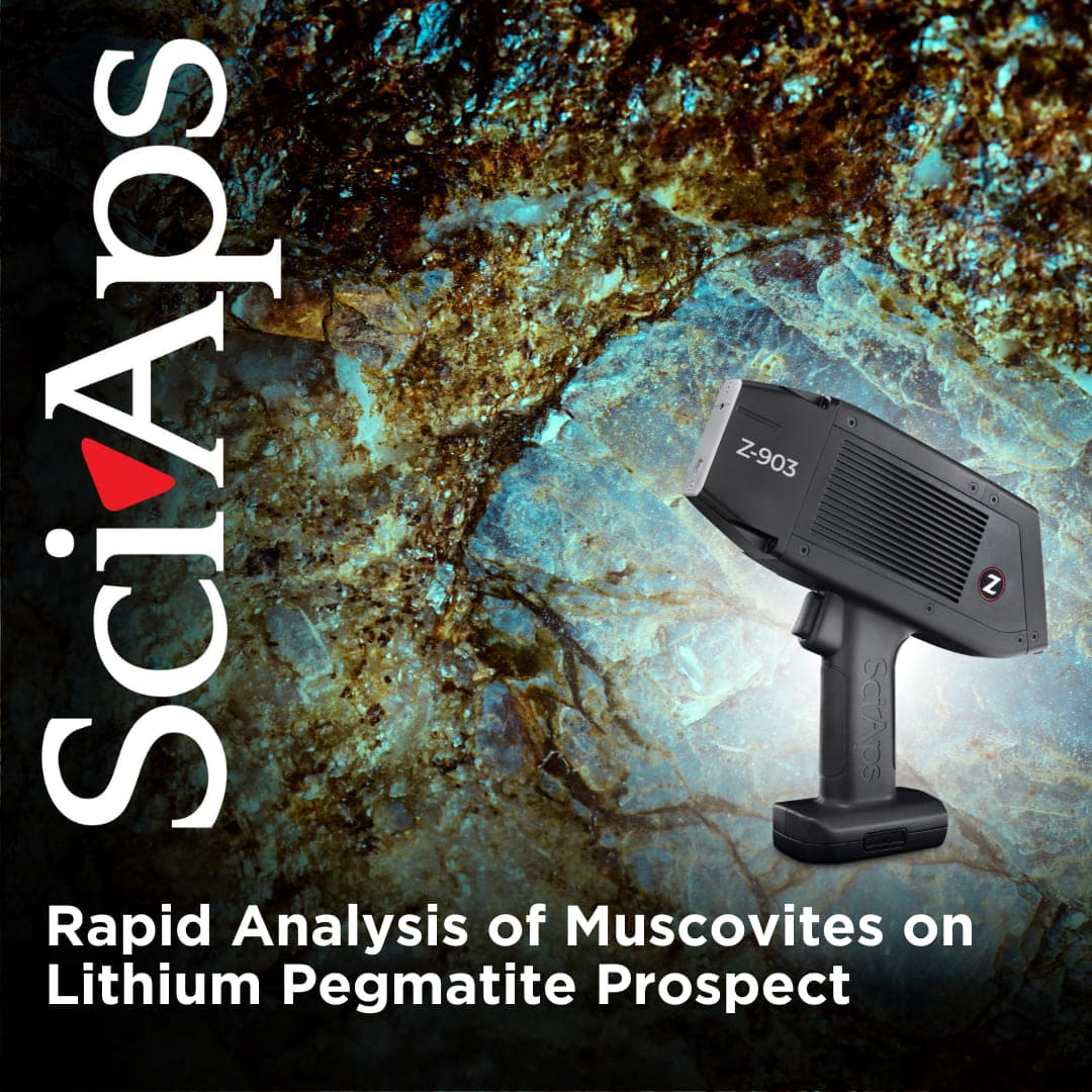 Rapid Analysis of Muscovites on a Lithium Pegmatite Prospect by Handheld LIBS