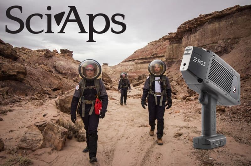 SciAps Z-903 LIBS in Mars simulation